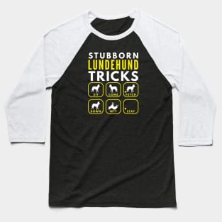 Stubborn Lundehund Tricks - Dog Training Baseball T-Shirt